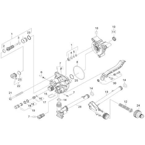 CULASSE DE CYLINDRE COMPLETE REP 10 POUR NETTOYEUR HAUTE-PRESSION KARCHER - 45509420 5 CULASSE DE CYLINDRE COMPLETE REP 10 POUR NETTOYEUR HAUTE-PRESSION KARCHER - 45509420 – Image 3