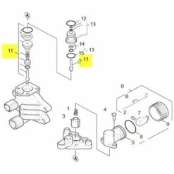 LIMITEUR DE PRESSION COMPLET POUR NETTOYEUR HAUTE-PRESSION KARCHER - 45802600