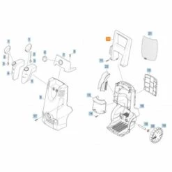 POIGNEE K5.91M REP 10 POUR NETTOYEUR HAUTE-PRESSION KARCHER - 53218030