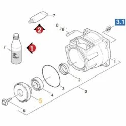 DISQUE MUTATION POUR MOTEUR 2.5 KW POUR NETTOYEUR HAUTE-PRESSION KARCHER - 64013490 -Nettoyeur Haute Pression Soldes 9494695 2