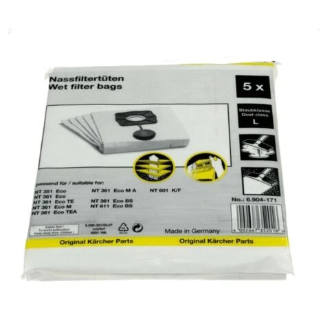 FILTRE SPECIAL FILTRANT POIR L EAU 5 ST POUR PETIT ELECTROMENAGER KARCHER - 69041710 3 FILTRE SPECIAL FILTRANT POIR L EAU 5 ST POUR PETIT ELECTROMENAGER KARCHER - 69041710