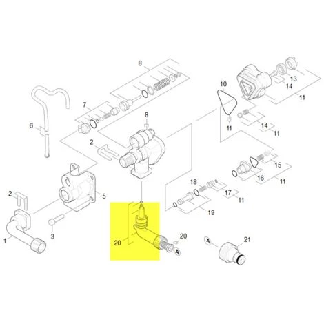 COUDE ARRIVEE D EAU POUR NETTOYEUR HAUTE-PRESSION KARCHER - 90012120 3 COUDE ARRIVEE D EAU POUR NETTOYEUR HAUTE-PRESSION KARCHER - 90012120