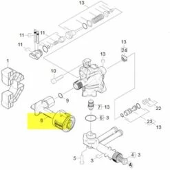 RACCORD COTE REFOULEMENT POUR NETTOYEUR HAUTE-PRESSION KARCHER - 90017460 -Nettoyeur Haute Pression Soldes 9495336 2