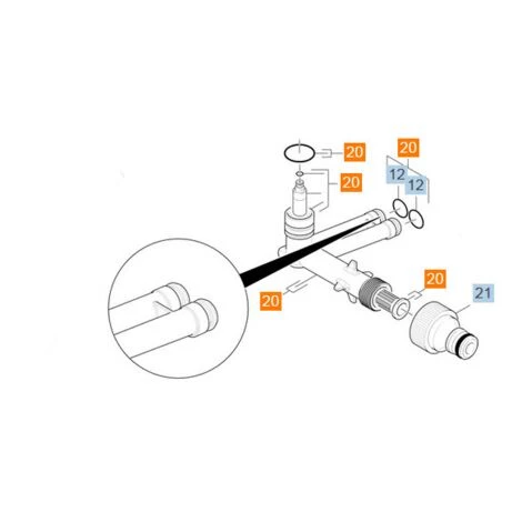 KIT PIECES DE RECHANGE COTE ASPIRATION POUR NETTOYEUR HAUTE-PRESSION KARCHER - 90017820 3 KIT PIECES DE RECHANGE COTE ASPIRATION POUR NETTOYEUR HAUTE-PRESSION KARCHER - 90017820