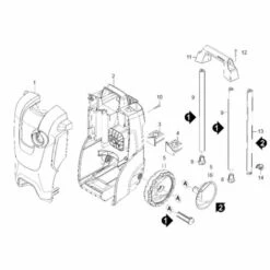 BOITIER SUPERIEUR JAUNE REP 1 POUR NETTOYEUR HAUTE-PRESSION KARCHER - 90019020 5 BOITIER SUPERIEUR JAUNE REP 1 POUR NETTOYEUR HAUTE-PRESSION KARCHER - 90019020 -Nettoyeur Haute Pression Soldes 9495344 2