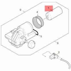 CONDENSATEUR 16 MF POUR NETTOYEUR HAUTE-PRESSION KARCHER - 90850350